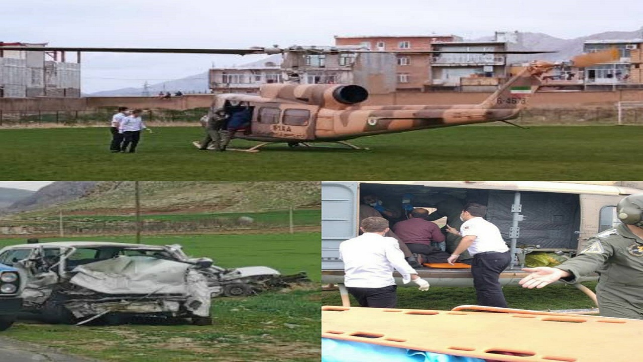 هشت تن بر اثر  تصادفات جاده‌ای در اولین روز تعطیلات نوروزی مصدوم شدند