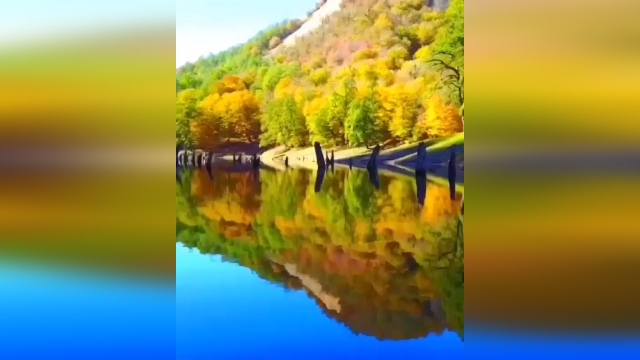 دریاچه‌ای در ایران با چشم اندازی منحصر به فرد + فیلم