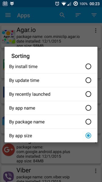 دانلود App Manager v3.43 نرم افزار مدیریت برنامه های اندروید