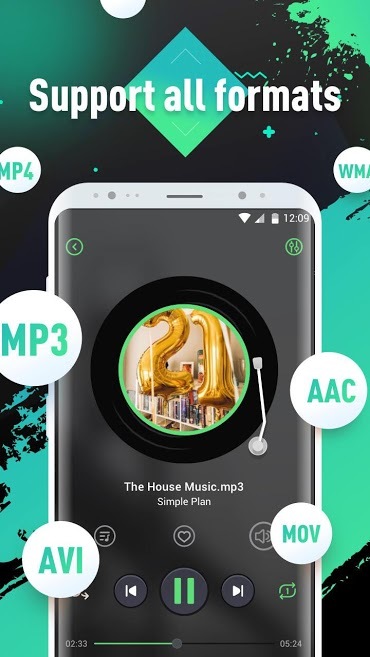 دانلود Audio Beats &ndash; Music Player Full 5.5.0 - پلیر صوتی گرافیکی و قدرتمند/// دپویی عید