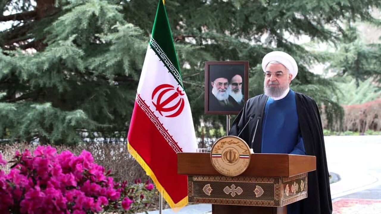 سخنرانی رئیس جمهور به مناسبت آغاز سال ۱۴۰۰ + فیلم