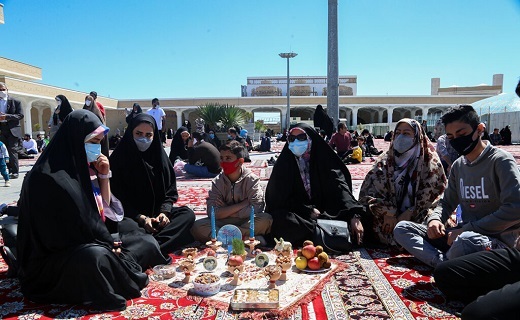 تجربه یک تحویل سال متفاوت در حرم حضرت معصومه (س) +تصاویر