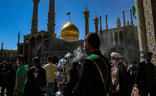تجربه یک تحویل سال متفاوت در حرم حضرت معصومه (س) +تصاویر