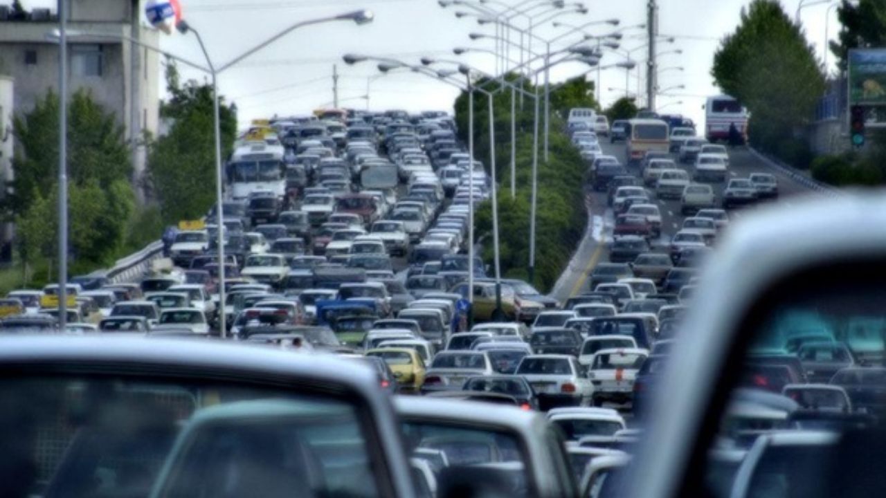 ترافیک سنگین در مسیر جنوب به شمال چمران