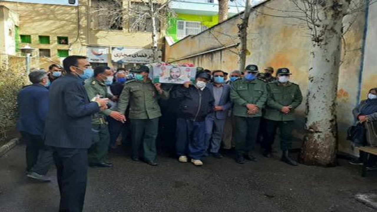 تشییع پیکر شهید جستجوگر نور در شاهرود و بسطام