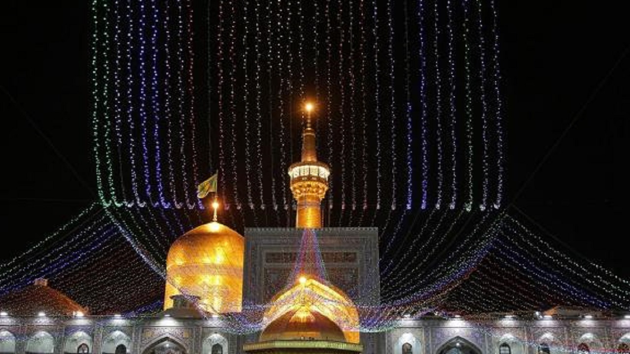 برنامه‌های بارگاه منور رضوی به مناسبت میلاد امام علی(ع)