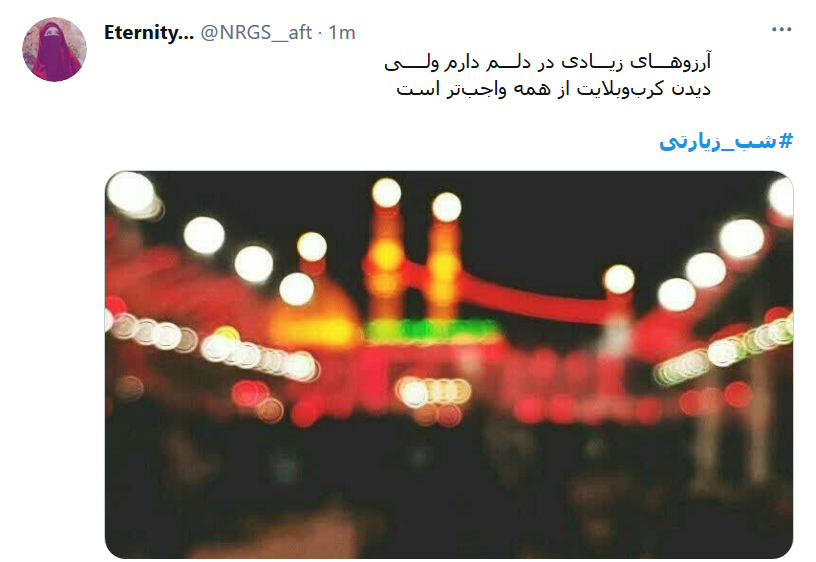 امشب شاه نجف میهمان پسران است