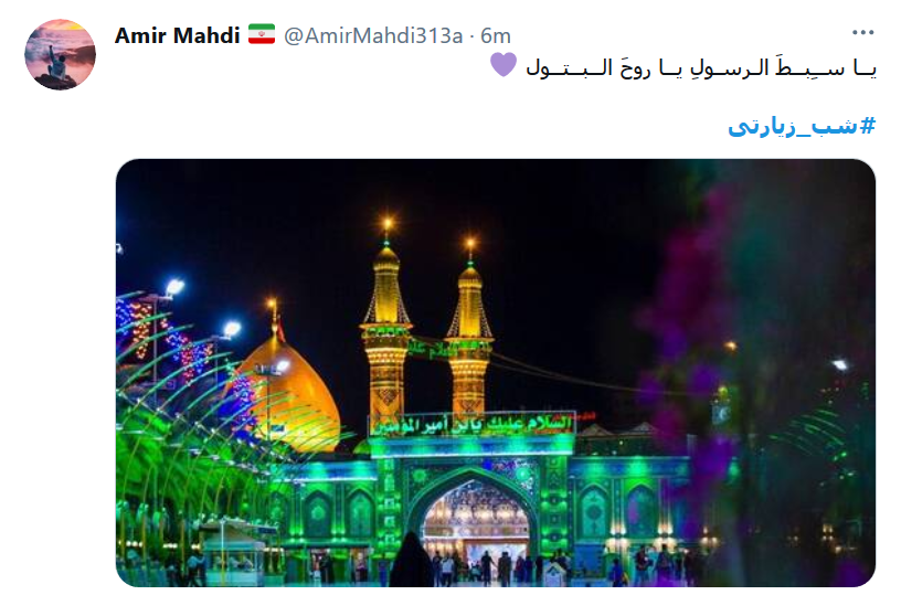 امشب شاه نجف میهمان پسران است