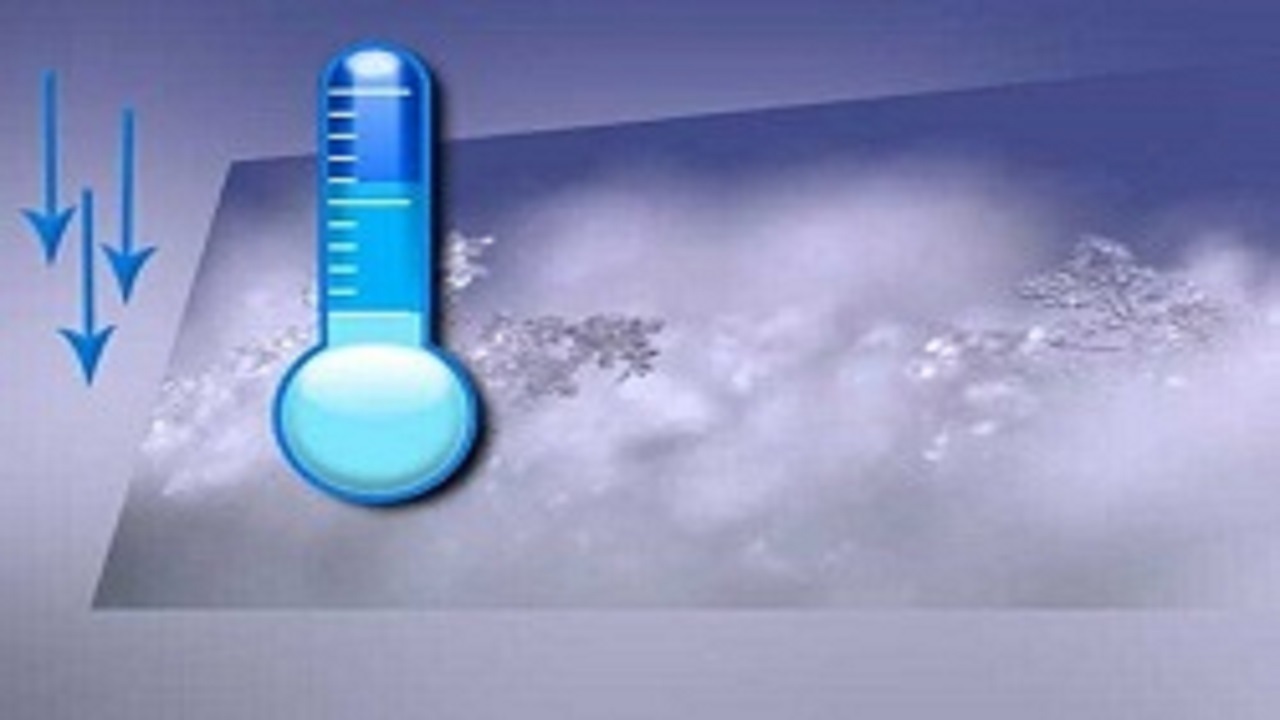 دمای هوای البرز تا ۴ درجه زیر صفر پایین می‌آید