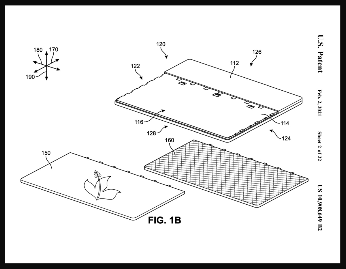طراحی مایکروسافت برای پشتی های قابل تعویض Surface Laptop