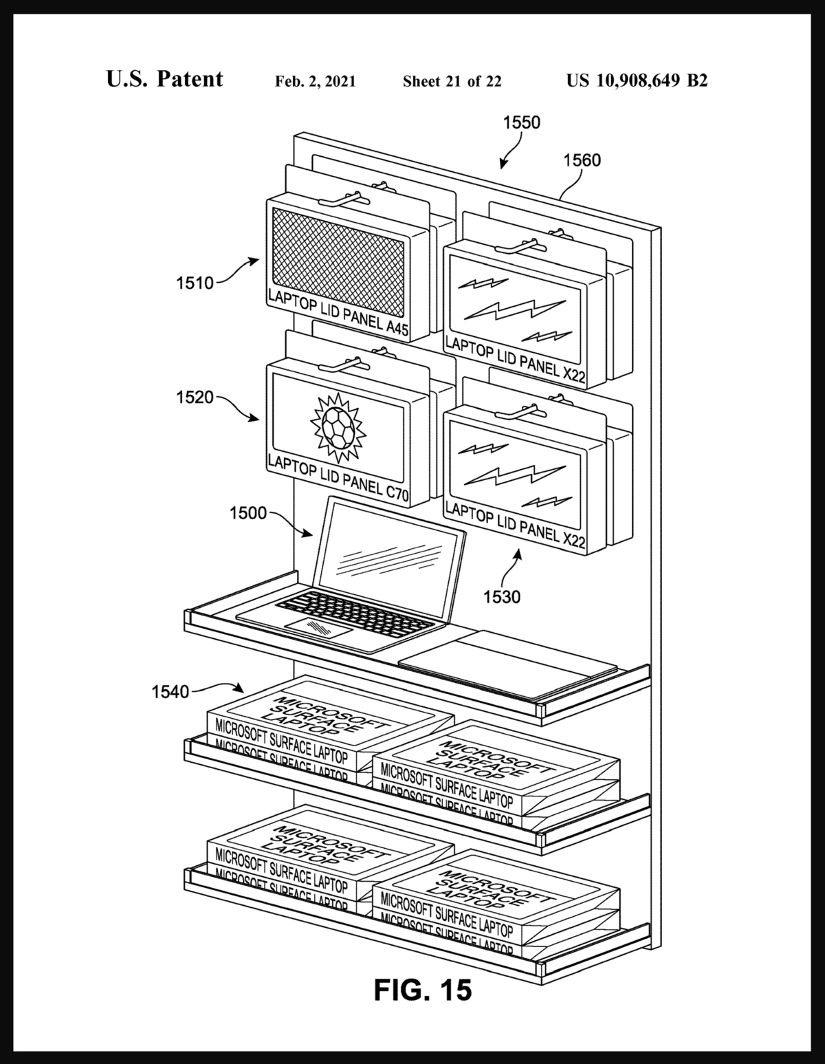 طراحی مایکروسافت برای پشتی های قابل تعویض Surface Laptop