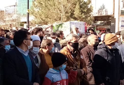 پیکر مطهر شهید مجید رجایی در فاروج تشییع شد