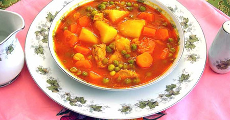 دستور تهیه خوراک نخود فرنگی دستور تهیه خوراک نخود فرنگی