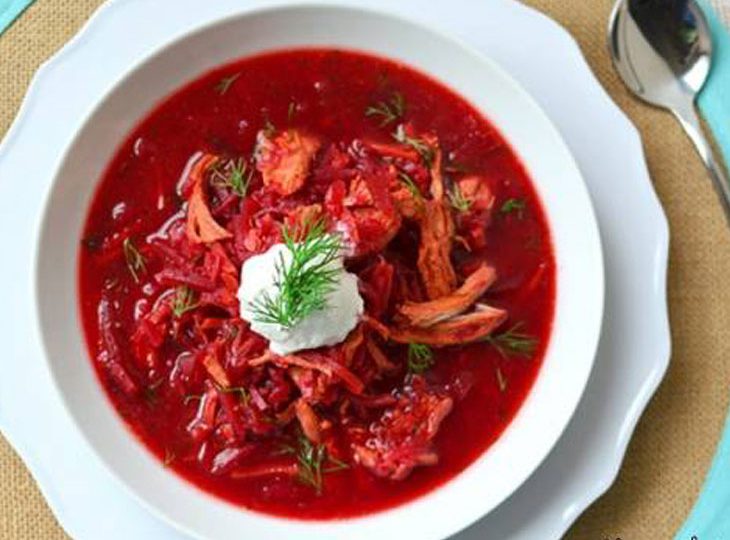 طرز تهیه سوپ برش روسی با طعم بسیار عالی