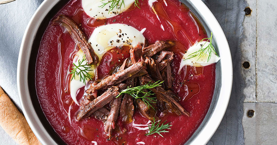 طرز تهیه سوپ برش روسی با طعم بسیار عالی