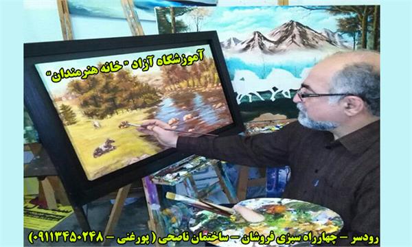 آموزش رایگان هنر‌های تجسمی برای فرزندان کادر درمان رودسر