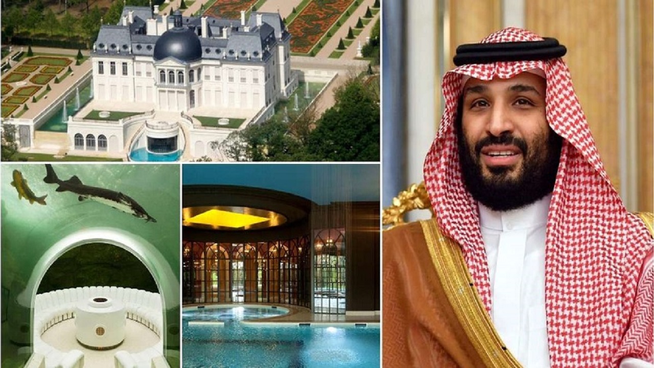 زیر و بم گران‌ترین خانه جهان متعلق به بن سلمان/ از اتاقی عجیب زیر آب تا کلوپ شبانه و پله‌های طلا + تصاویر