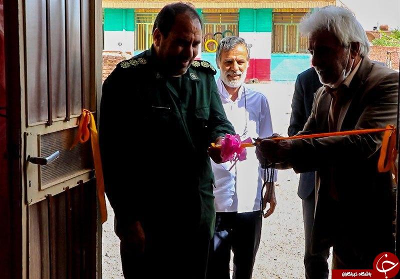 کارگاه تولید ماسک جهادی در روستای ده زیار افتتاح شد