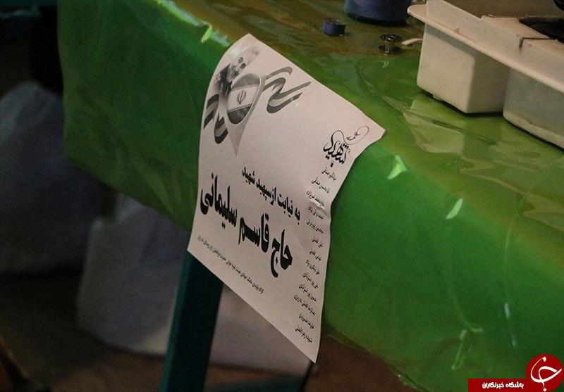 کارگاه تولید ماسک جهادی در روستای ده زیار افتتاح شد