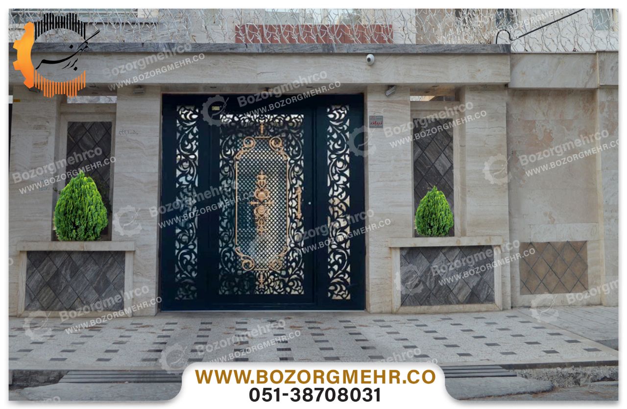 امنیت در کنار زیبایی با نسل جدید درب های فلزی بزرگمهر