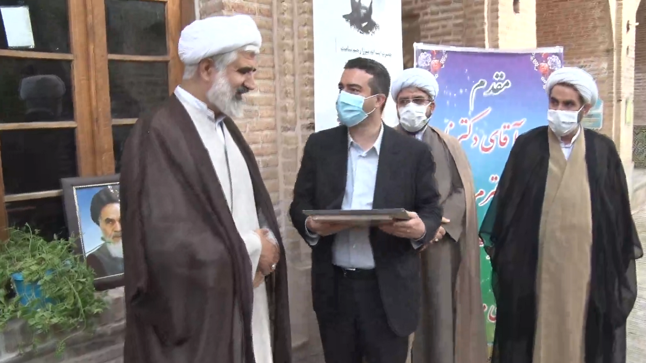 تقدیر از طلاب جهادگر در قزوین