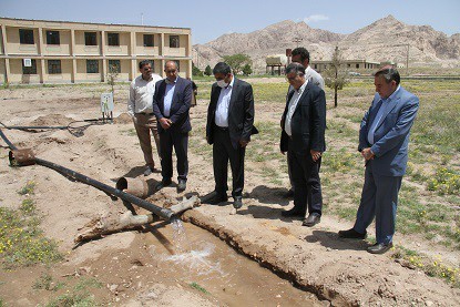چاه آب کشاورزی در هنرستانی به بهره برداری رسید
