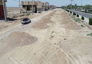 ‌آغاز زیرسازی باند کندرو بلوار۱۷شهریور به سمت میدان شهید فهمیده