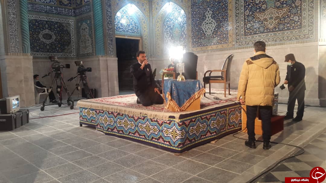تصاویری از تلاش همکاران صداوسیمای خراسان رضوی در برنامه افطار و سحر از حرم مطهر رضوی