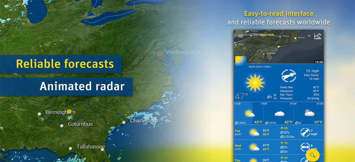 دانلود WeatherPro Premium 5.5 &ndash; برنامه آب و هوای اندروید