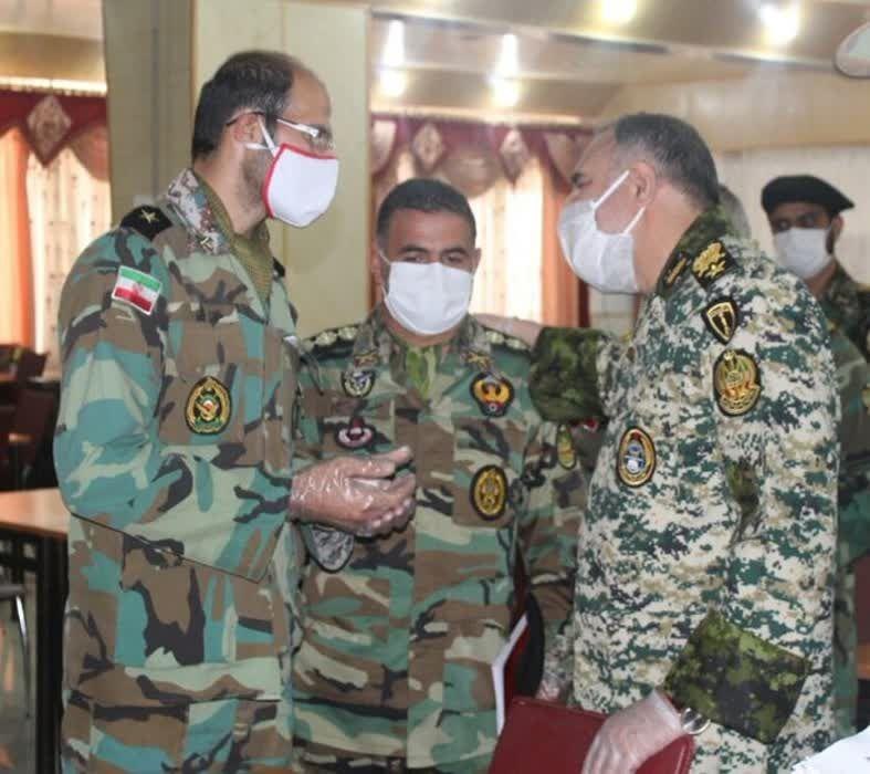 بازدید امیر سرتیپ حیدری از تیپ ۲۵۸ چهل‌دختر