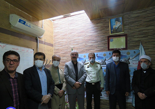 دیدار فرمانده انتظامی شهرستان مهاباد با رئیس اداره کار، تعاون و رفاه اجتماعی مهاباد
