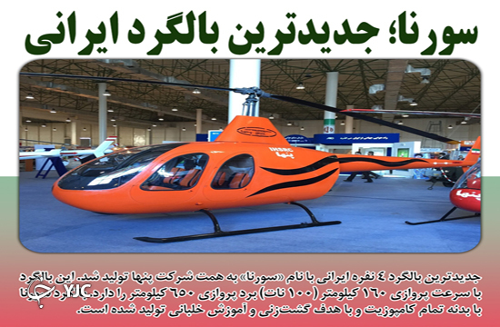 مشخصات بالگرد سورنا