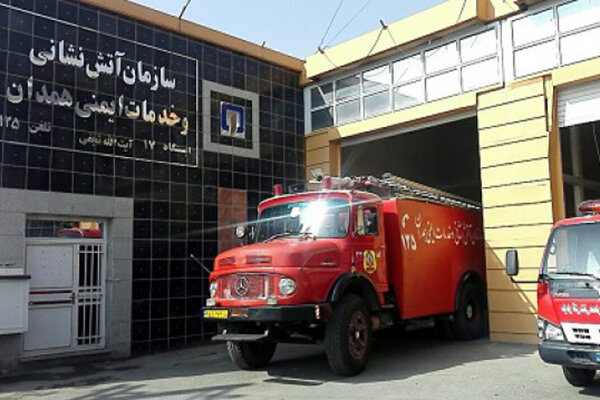 نجات ۴ نفر در عملیات&zwnj;های آتش نشانان همدانی