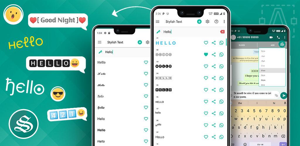 دانلود برنامه Stylish Text Pro v2.3.7 &ndash; اپلیکیشن تکست زیبا