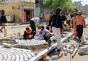 نوساز محوطه پاساژ قدس شهر چمران