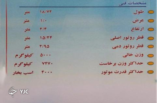 مشخصات بالگرد شاهد 216