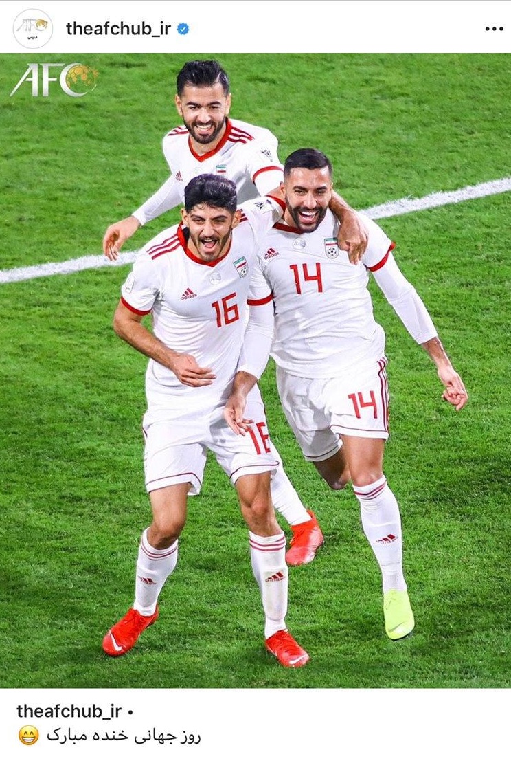 خنده بازیکنان تیم ملی فوتبال ایران سوژه آسیایی&zwnj;ها شد