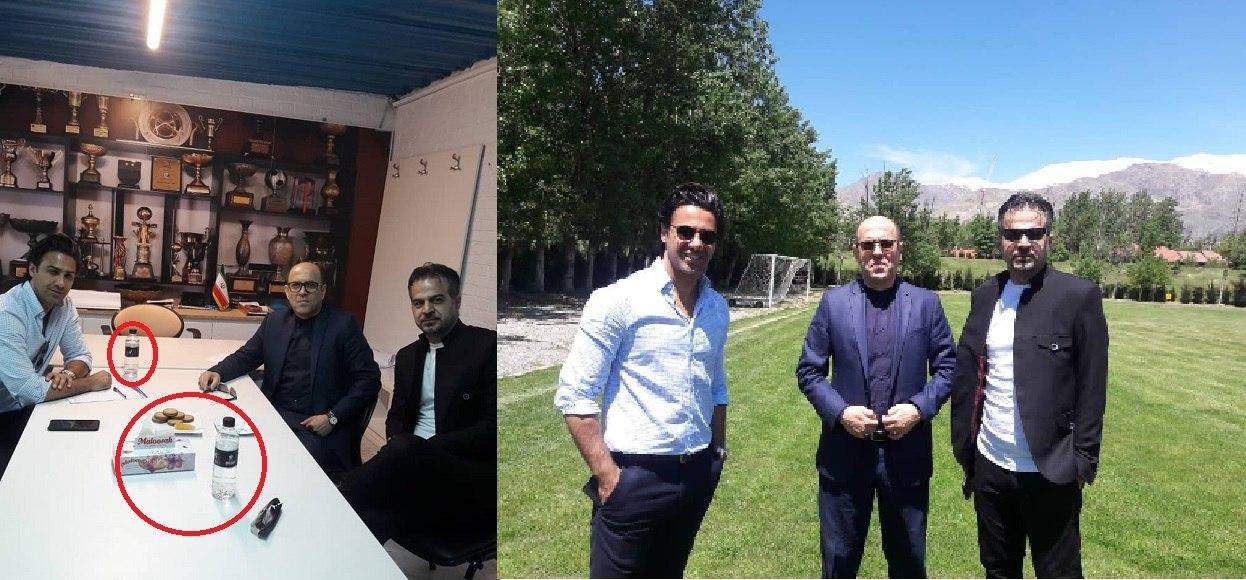 جلسه مجیدی و مدیرعامل به صرف بیسکویت و آب معدنی!