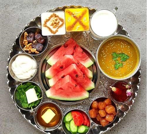 سفره افطار 