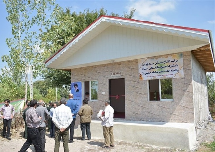 افتتاح ۲ واحد از طرح مسکن محرومان  در رشت