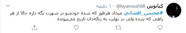 واکنش کاربران توییتر به اقدام زننده محسن افشانی؛ سلبریتی که به هرقیمتی می&zwnj;خواهد دیده شود
