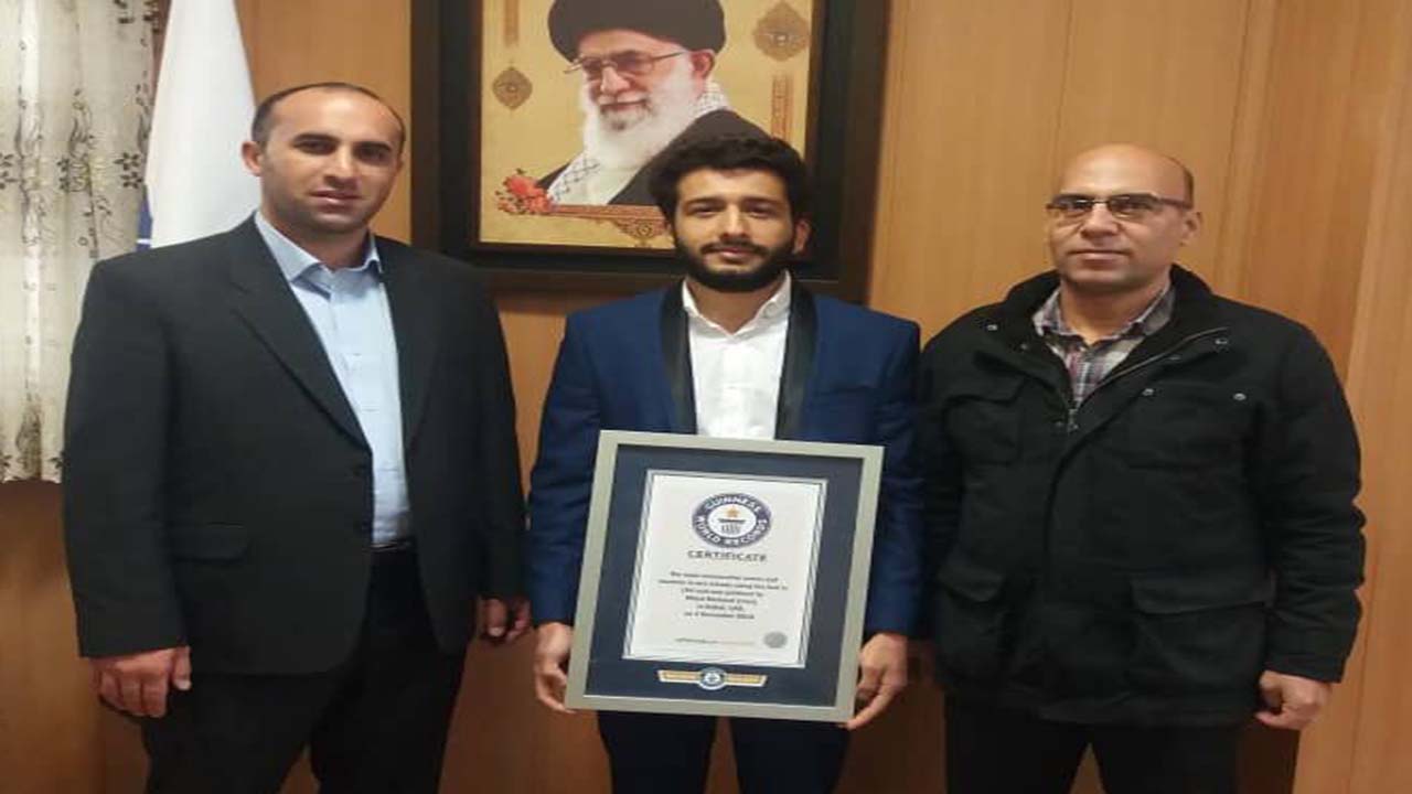 تنها ورزشکار جهان که نامش برای ۸ بار در کتاب گینس ثبت می‌شود