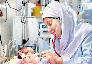 ماما‌های بیمارستان شهدای کارگر یزد تجلیل شدند