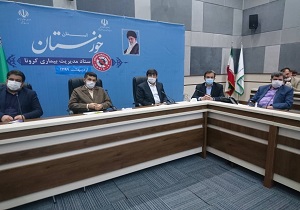 بررسی کرونا در ستاد استانی مدیریت این ویروس
