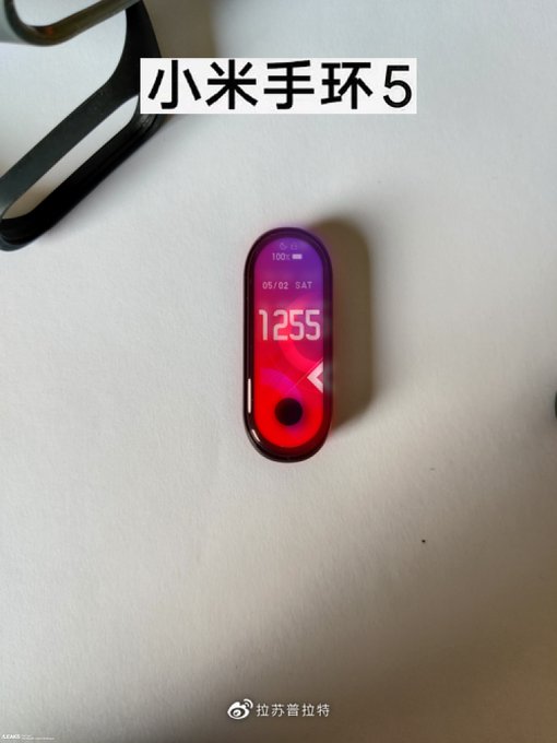 تصویر شیائومی Mi Band 5 فاش شد؛ آیا این تصویر واقعی است