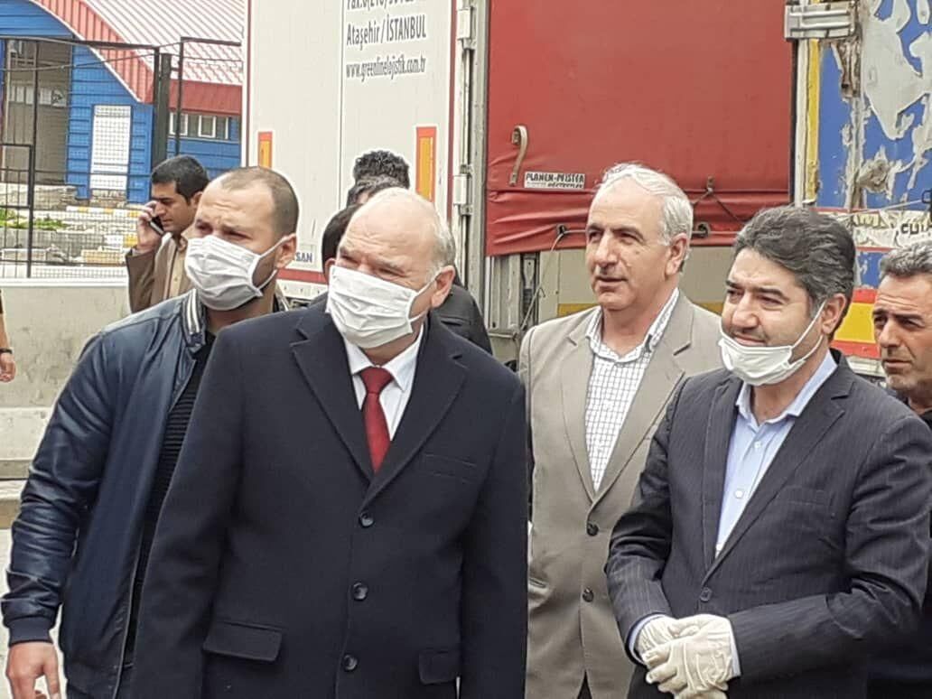پذیرش کامیون‌های تُرک از مرز بازرگان از سرگرفته شد