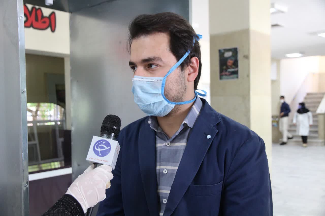 راه اندازی گیت ضدعفونی کننده هوشمند در بیمارستان امام خمینی جیرفت