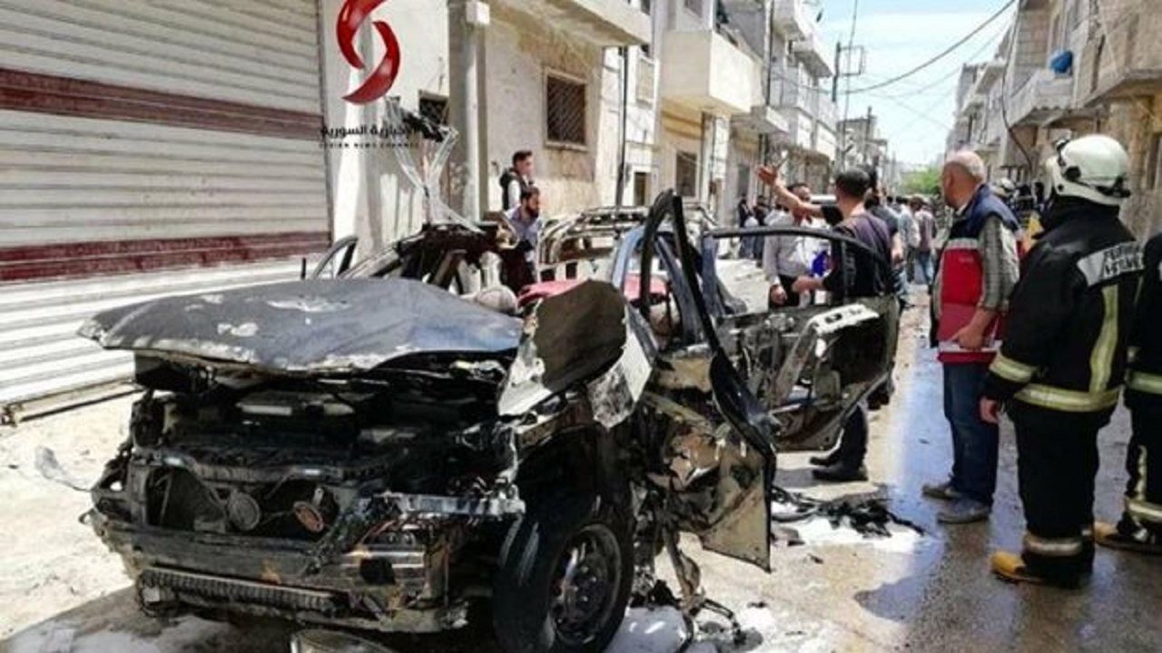 انفجار در شهر الباب سوریه