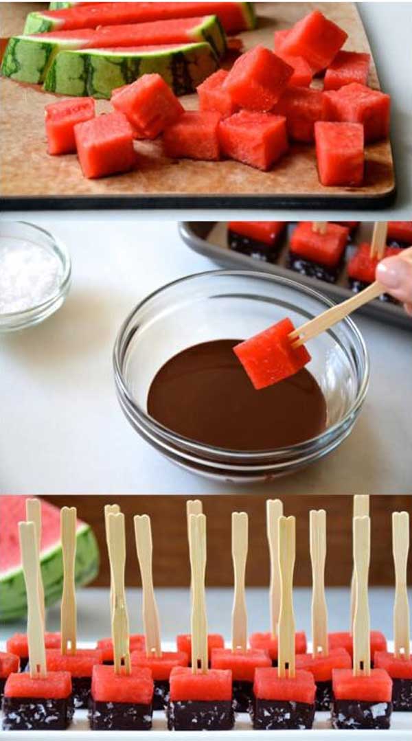 میوه&zwnj;های شکلاتی نوعی دسر برای تولد