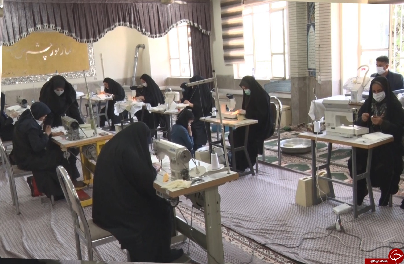 کمک معلمان ساوه به مدافعان سلامت